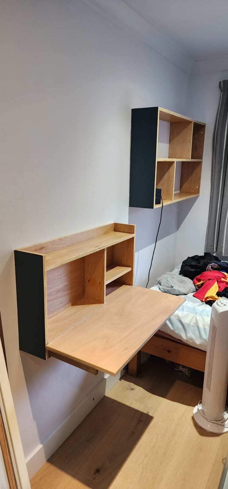 Custom Joinery Work (Shelf & Folding Table)